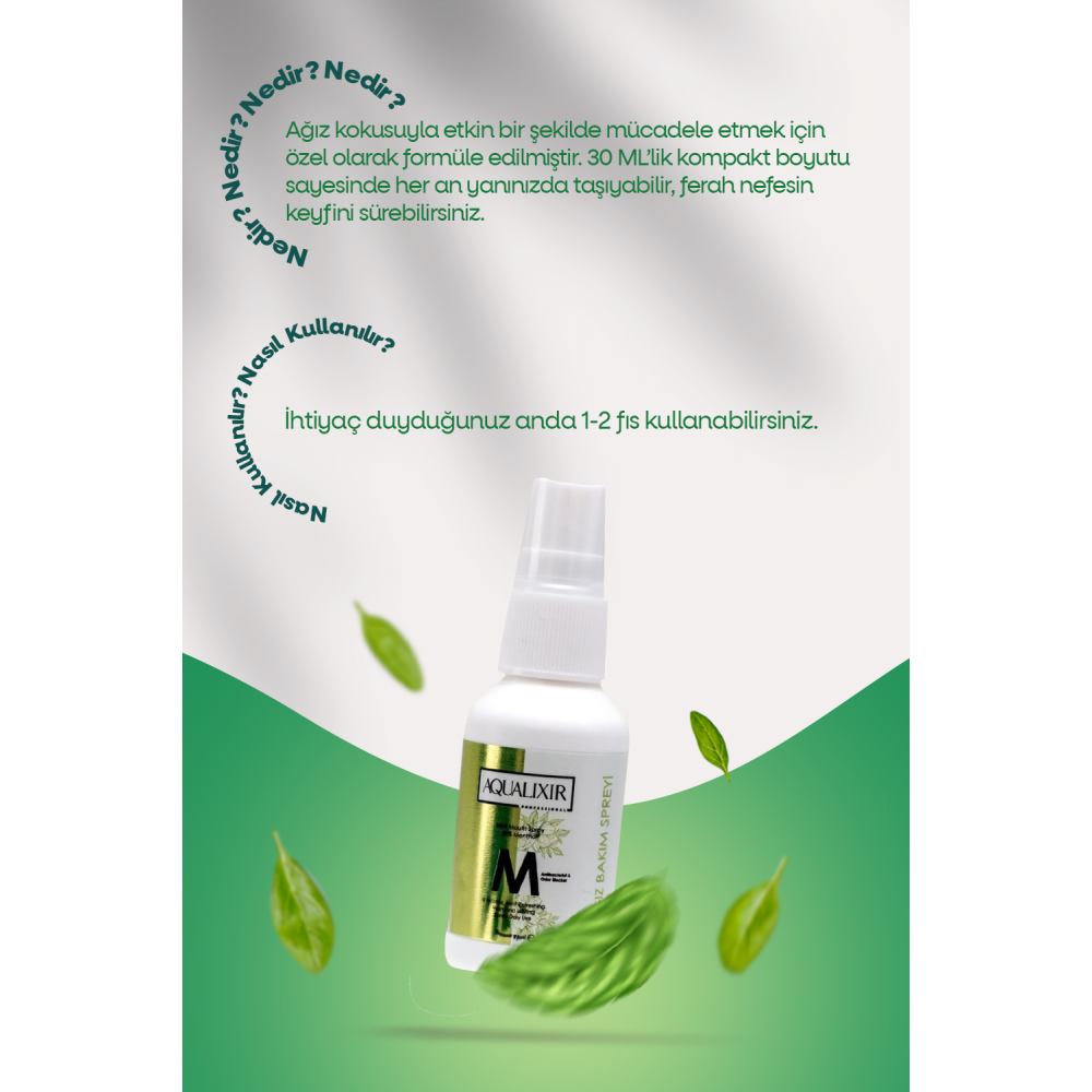 Ağız Kokusu Önleyici Sprey 30 ML